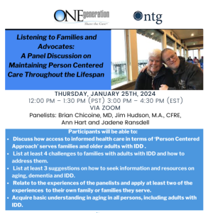 Upcoming Webinar from our friends at OneGeneration & NTG